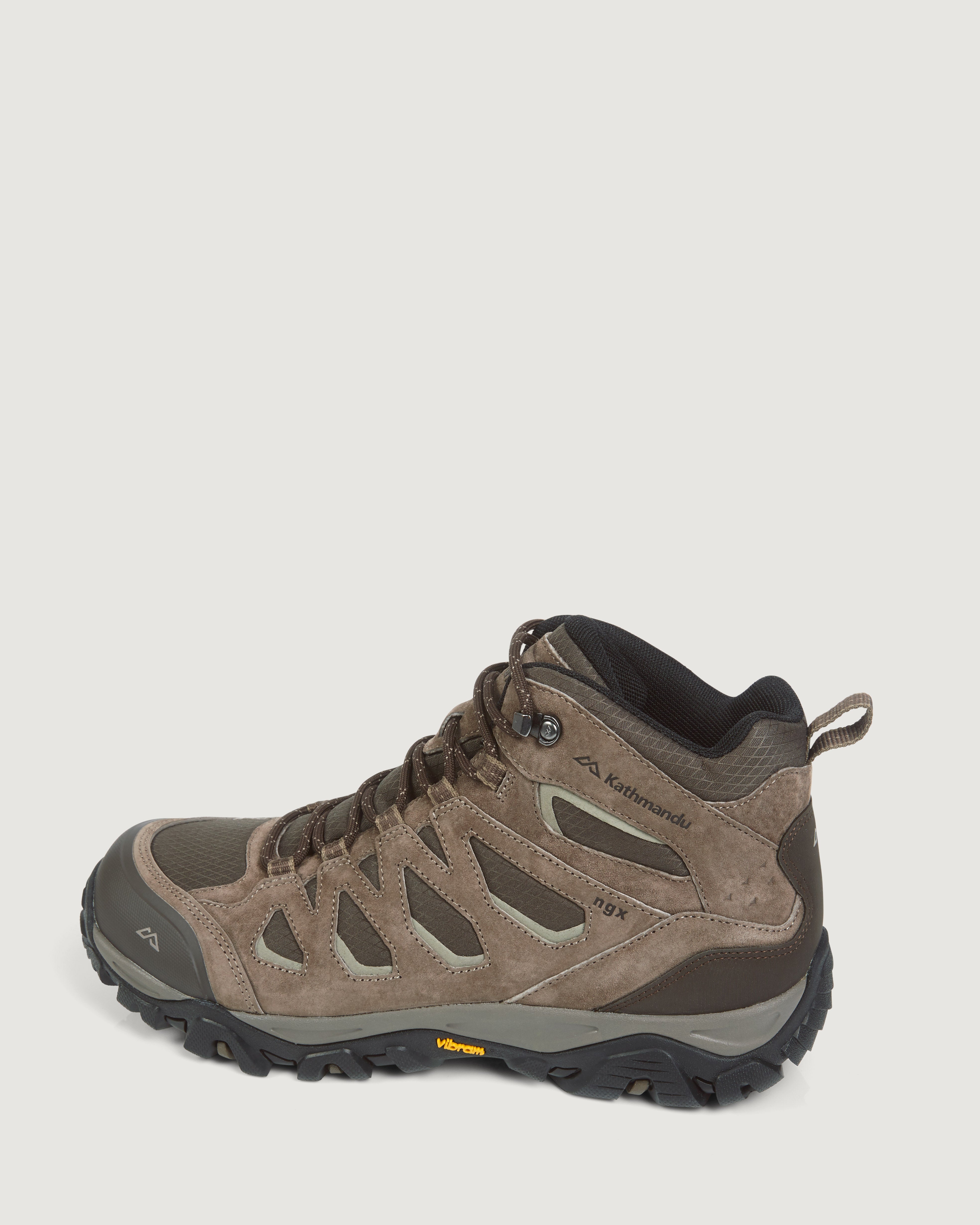Men's Mornington Waterproof Mid Hiking Boots - Gunsmoke Color | Lightweight & Durable Outdoor Shoes for Trekking, Camping & Mountain Climbing