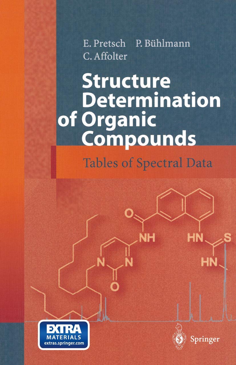 Organic Compounds Structure Determination Guide - Spectral Data Tables for Chemical Analysis | Lab Research & Academic Study