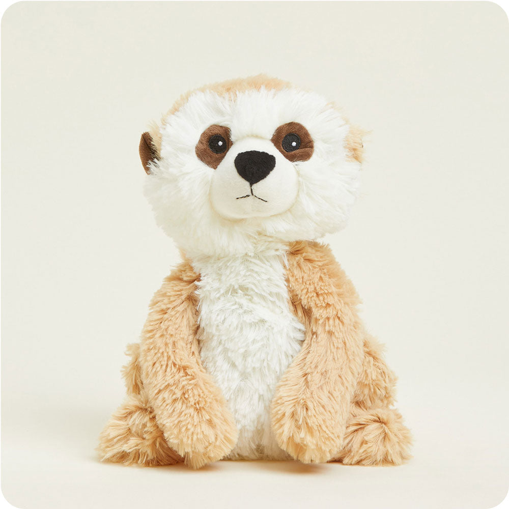 Weighted Heated Meerkat Stuffed Animal - Warmies Plush Toy for Kids & Adults | Soothing Heat Therapy for Stress Relief, Anxiety & Sleep Aid | Perfect for Cuddling, Gifts & Relaxation