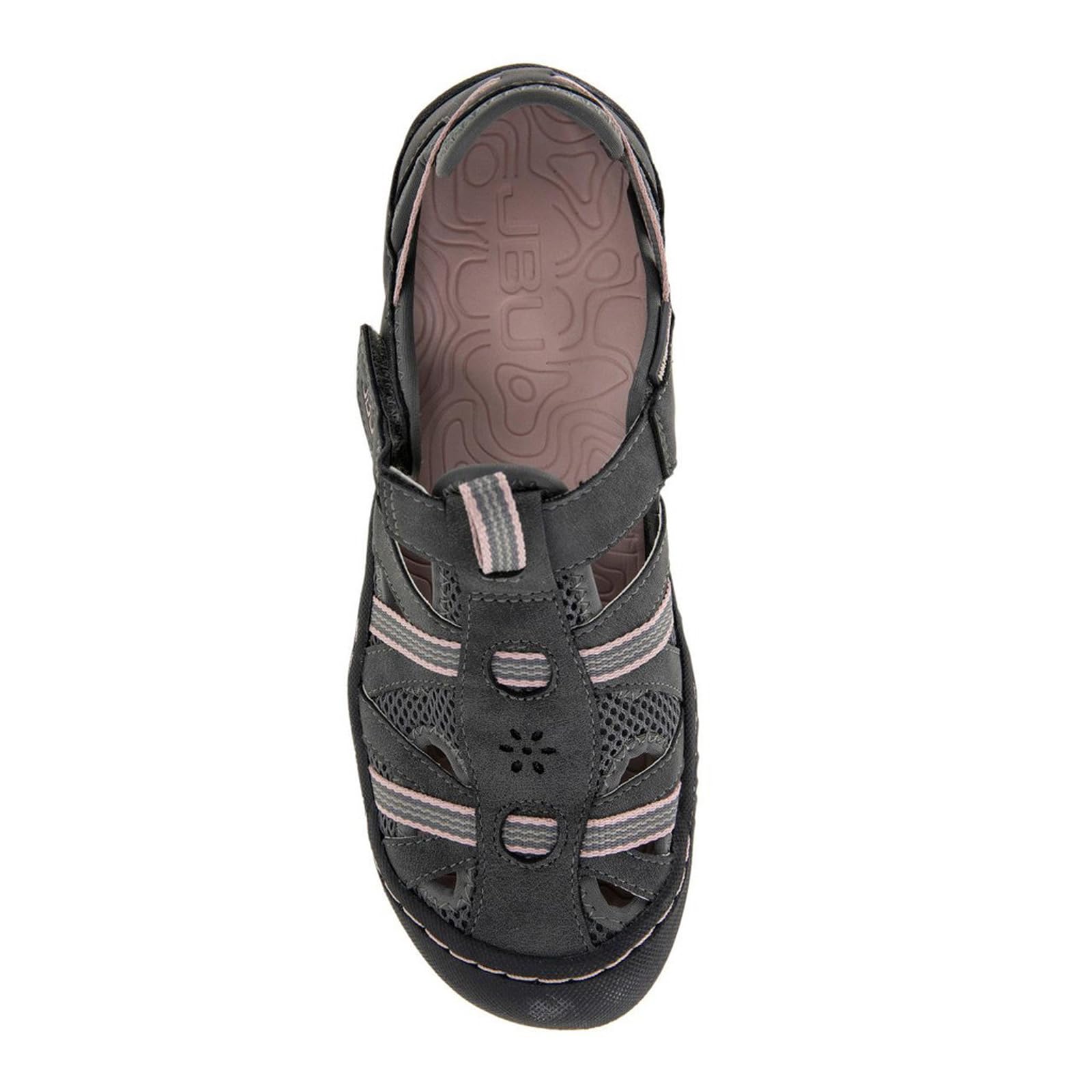 JBU Regional Water Ready Women's Outdoor Comfort Adjustable Closed Toe Water Shoes for Beach, Pool, and Kayaking