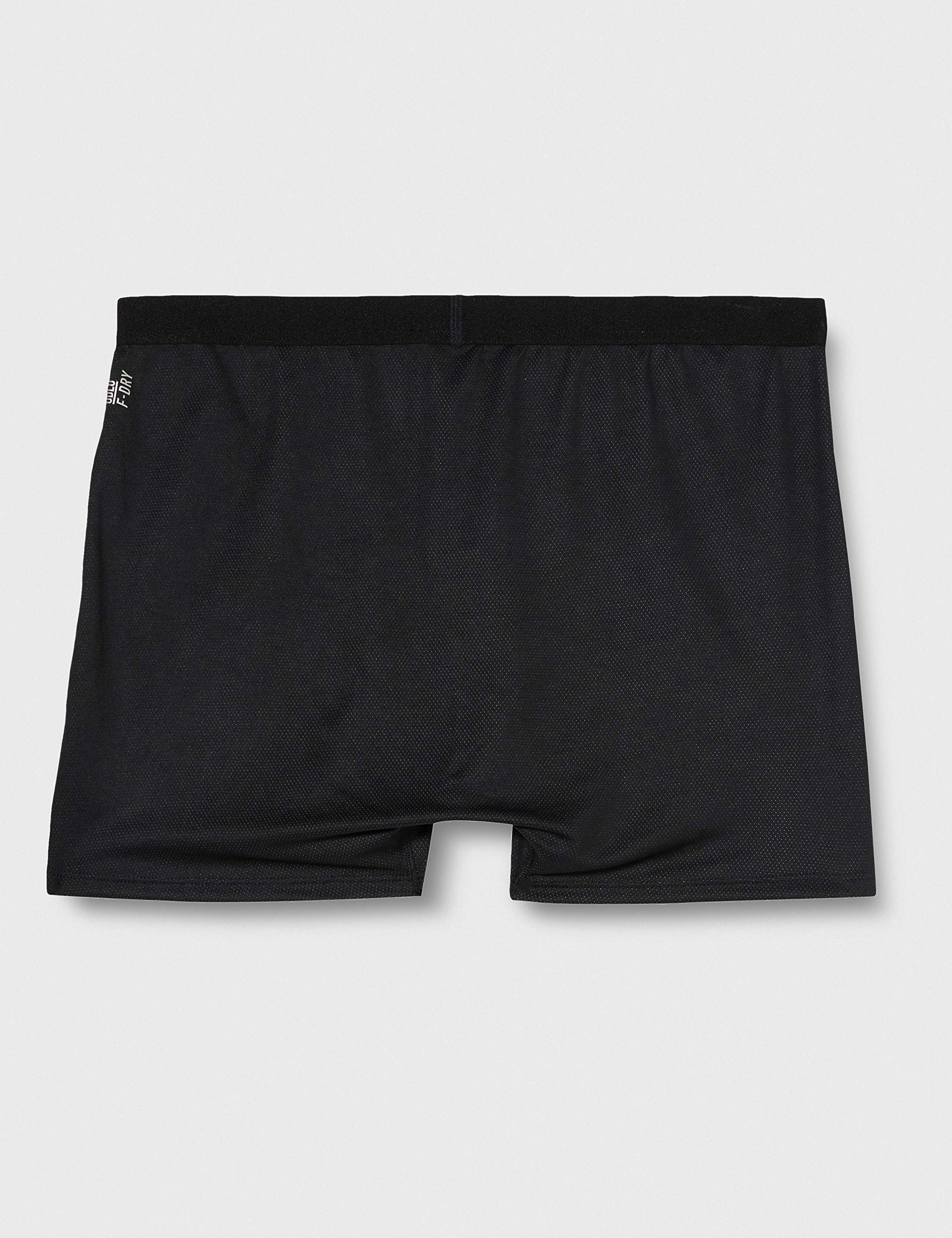 Odlo SUW Active F-Dry Light Boxer Shorts for Men - Moisture Wicking, Breathable Underwear - Small Size, Black - Perfect for Running, Gym & Outdoor Activities