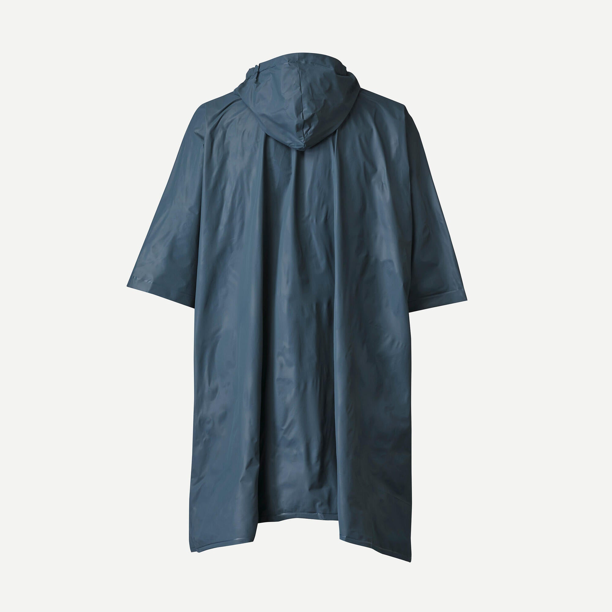 Forclaz MT50 Waterproof Rain Poncho - Lightweight 10L Packable Raincoat for Hiking, Camping & Outdoor Adventures