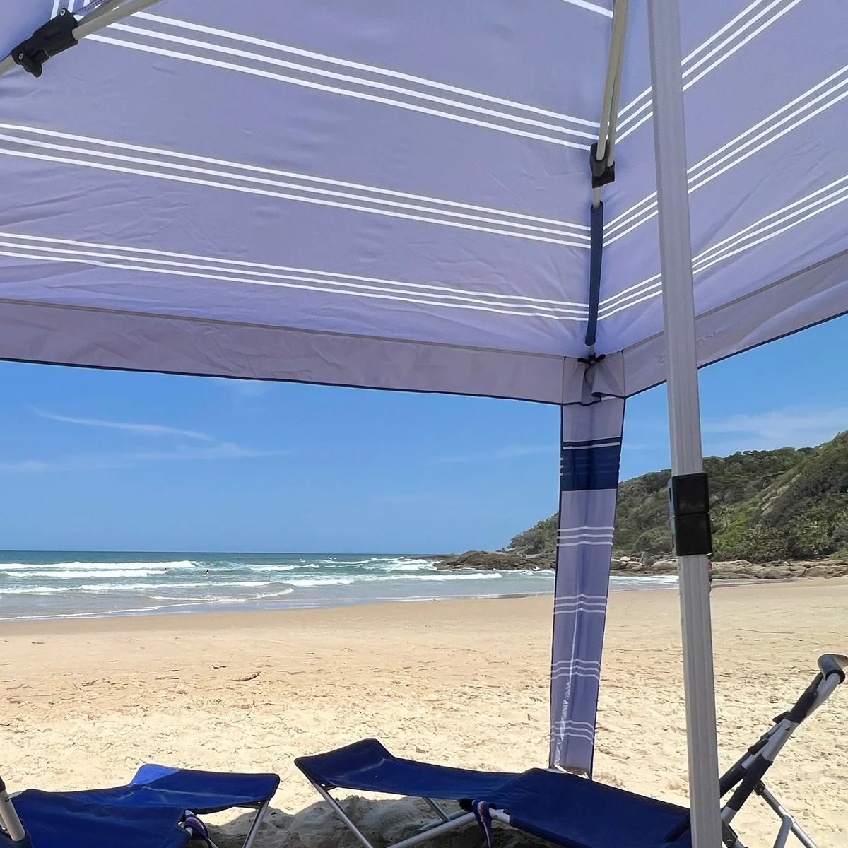 Cool Cabana - Premium Outdoor Beach Tent for Sun Protection, Lightweight & Portable Shade Shelter for Camping, Picnics, and Beach Days