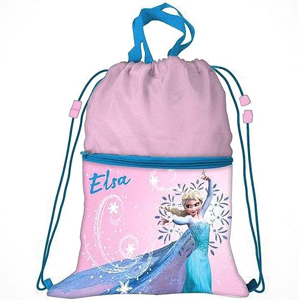 Frozen Themed 28L Dual Backpack with LED Lights - Includes Free 3D Pencil Case & Sport Bag - Perfect for School, Travel, and Disney Fans - Great Gift for Kids & Teens