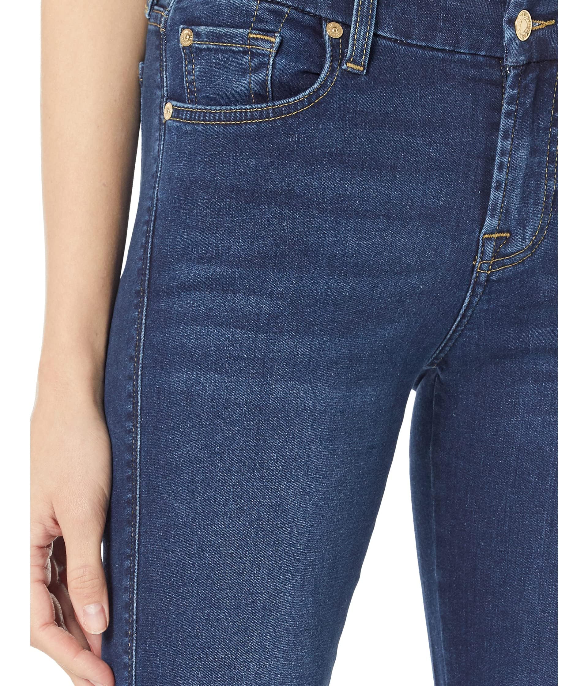 7 For All Mankind Women's Kimmie Bootcut Jeans - High Waist Stretch Denim Pants for Casual & Office Wear | Perfect for Everyday Style & Night Out