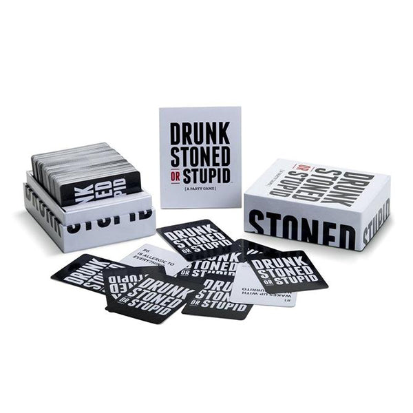 Drunk, Stoned or Stupid - Fun Party Card Game for Adults | Hilarious Drinking Game for Game Nights & Social Gatherings
