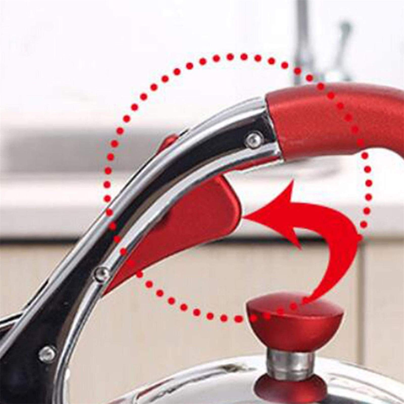 Premium Stainless Steel Whistling Tea Kettle with Elegant Flute Spout - Perfect for Stovetop Brewing, Home Kitchen & Gift Giving
