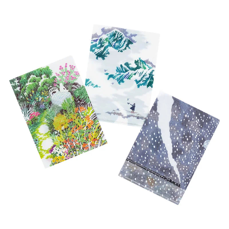 iyo okumi: Hobonichi Clear Folder Set of 3 for A6 Size (2025 Planner Accessories) - Perfect for Journaling, Scrapbooking & Organizing Planner Pages