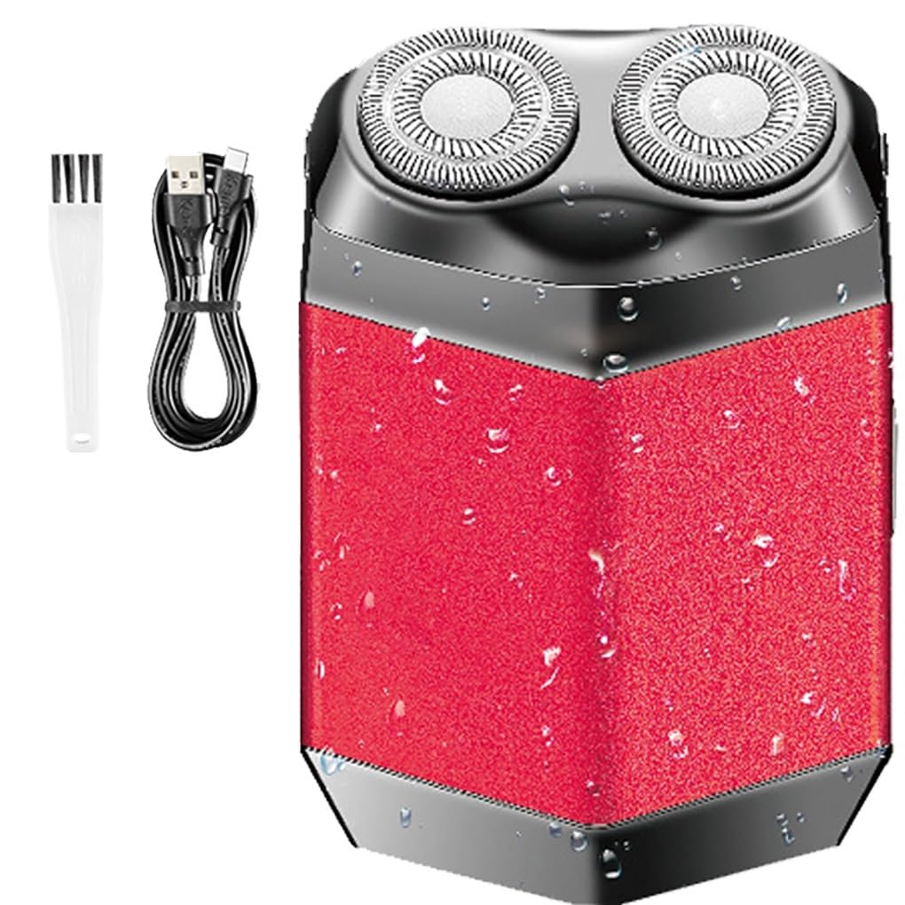 Portable Electric Shaver for Men - USB Rechargeable Wet/Dry Mini Shaver with Travel Case | Perfect for Travel, Gym & Daily Grooming | Smooth Shave Anywhere