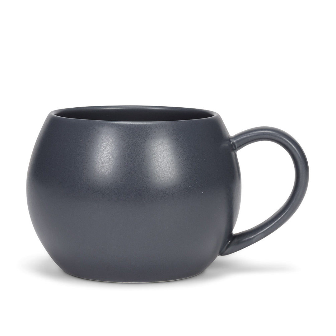 Abbott Ball Mug Matte Grey - 16oz Ceramic Coffee Cup with Handle, Insulated for Hot & Cold Drinks - Perfect for Home, Office, or Gifting