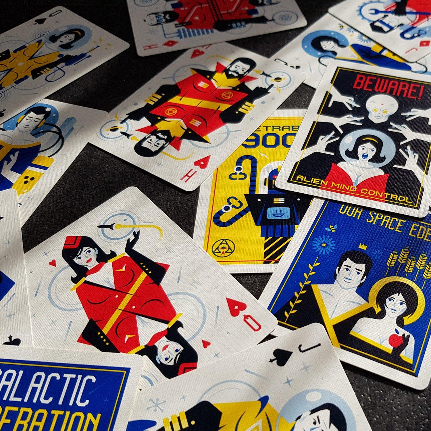 Galaxia Promessa Playing Cards - Premium Quality Poker Cards for Magic Tricks, Cardistry & Game Nights | Perfect for Professional Magicians, Card Players & Collectors