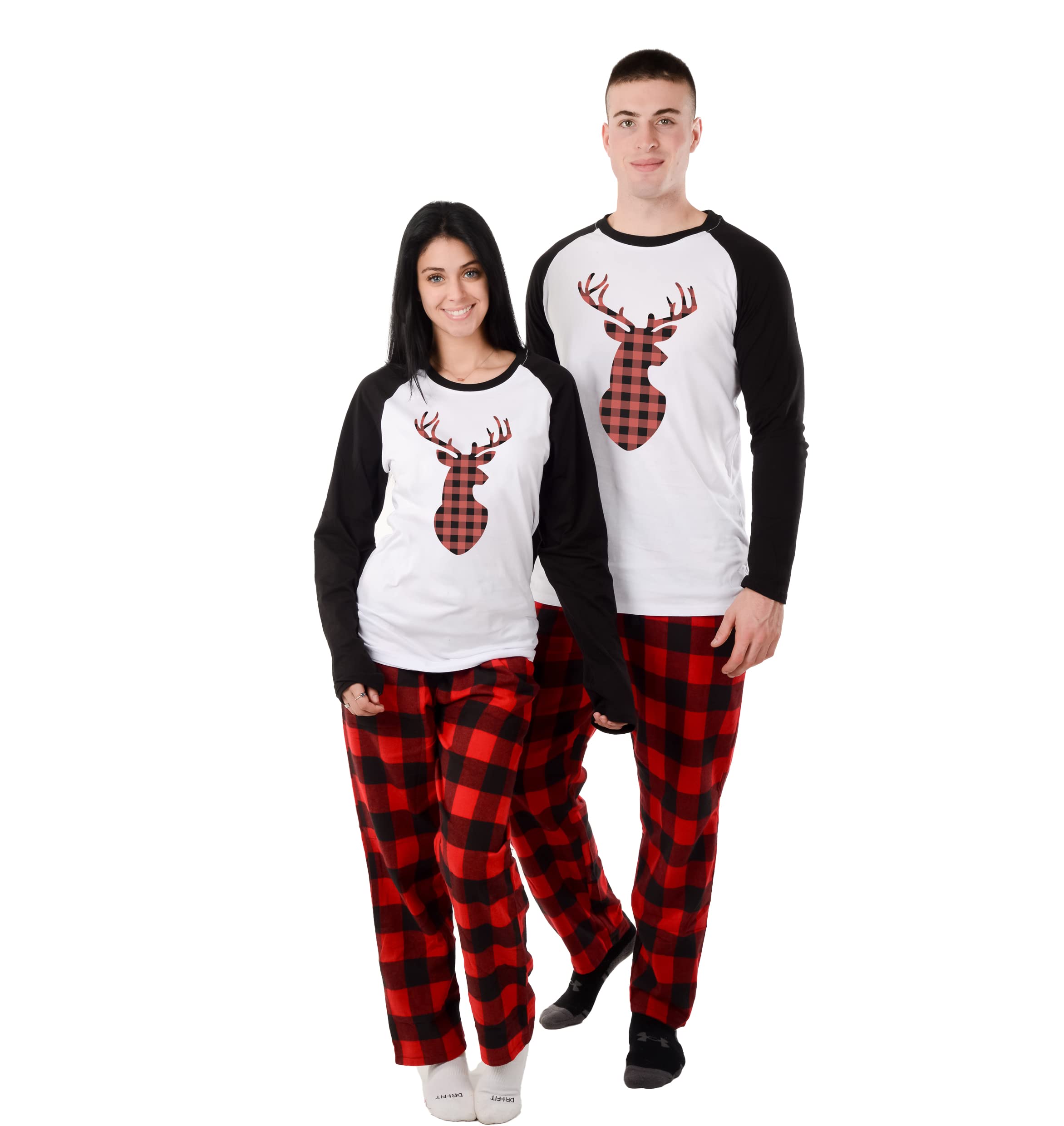 Buffalo Plaid Matching Pajama Sets for Couples & Family - Cozy Holiday Pajamas for Christmas