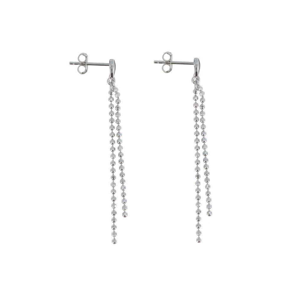 Simple Sterling Silver Ball Earrings - Elegant Wire Hoop Earrings for Women | Perfect for Everyday Wear, Parties & Gifts