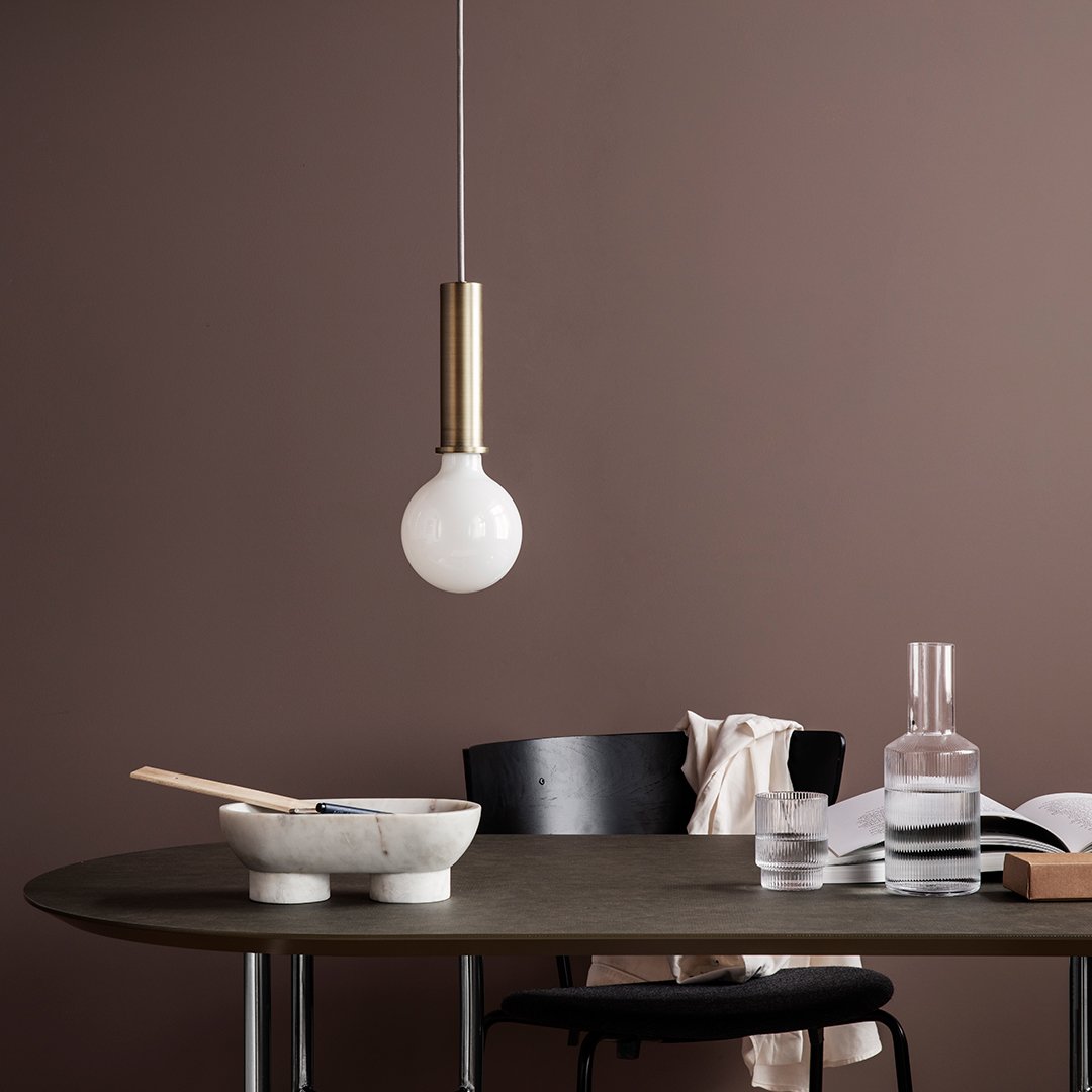 Ferm Living Alza Bowl - Handmade Ceramic Serving Bowl for Salad, Soup, Pasta - Perfect for Dining, Entertaining & Home Decor
