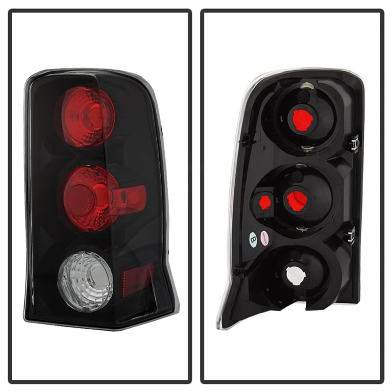 Spyder Auto 5001597 Euro Style LED Tail Lights - Black/Clear Smoke Lens - Compatible with [Vehicle Model] - Enhance Style & Visibility for Night Driving & Car Shows