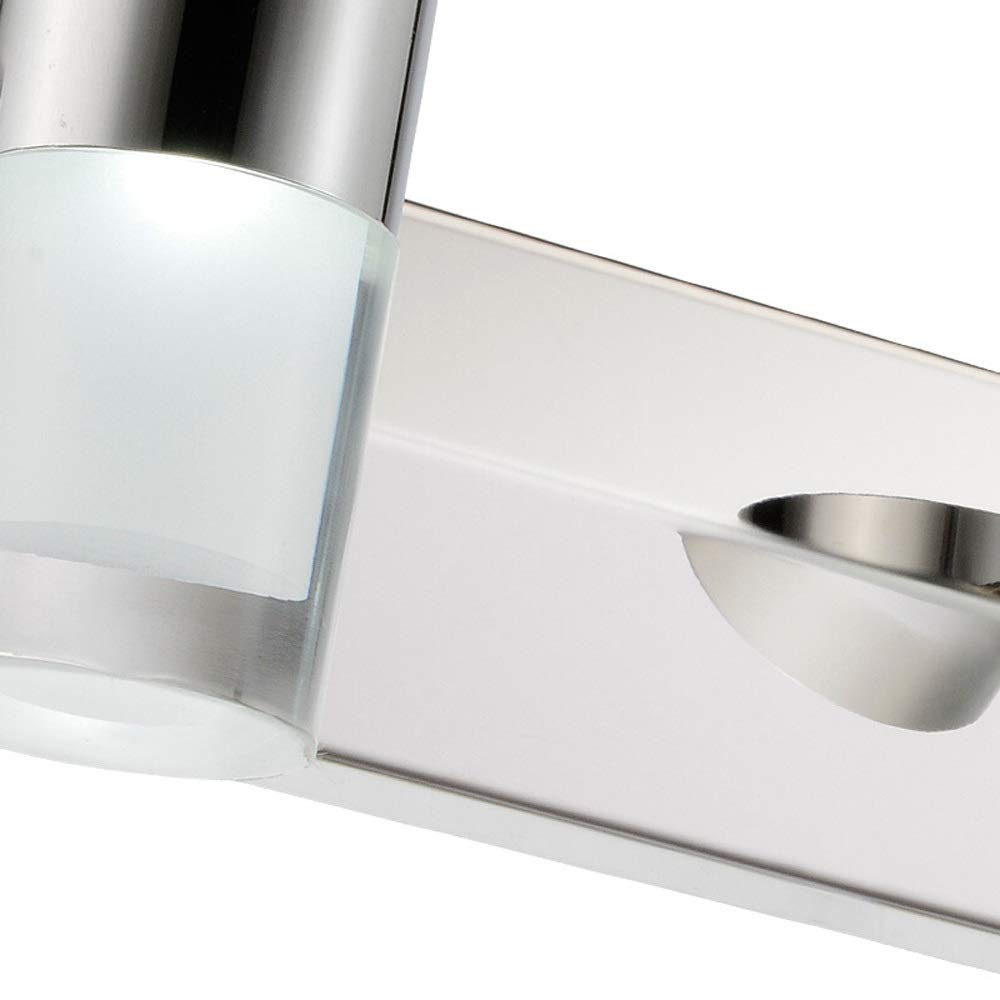 2 Head LED Wall Mounted Light - Modern Waterproof Bathroom Lighting for Makeup Mirror, Dressing Table & Reading - Fog Resistant, Stylish Fixture for Home & Spa Use