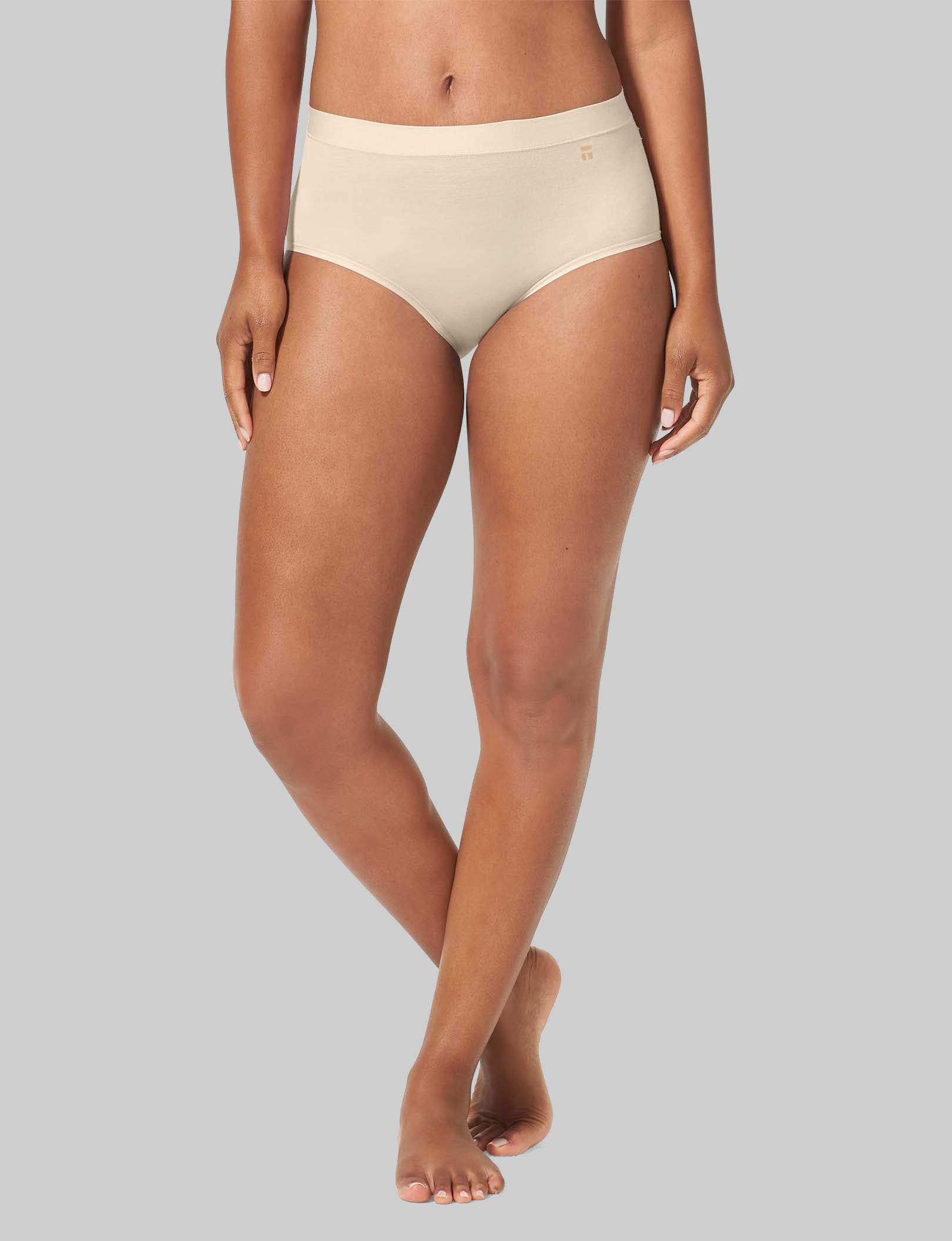 Women's Cool Cotton High Rise Briefs - Soft & Breathable Underwear for Everyday Comfort | Perfect for Workouts, Yoga & Lounge Wear