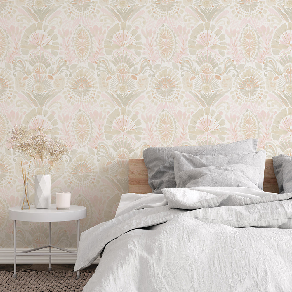 Bohemian Self-Adhesive Wallpaper - Easy Peel and Stick Removable Wallpaper for Bedroom, Living Room, Home Decor - Perfect for Accent Walls, DIY Home Renovation & Rental Apartment Makeovers