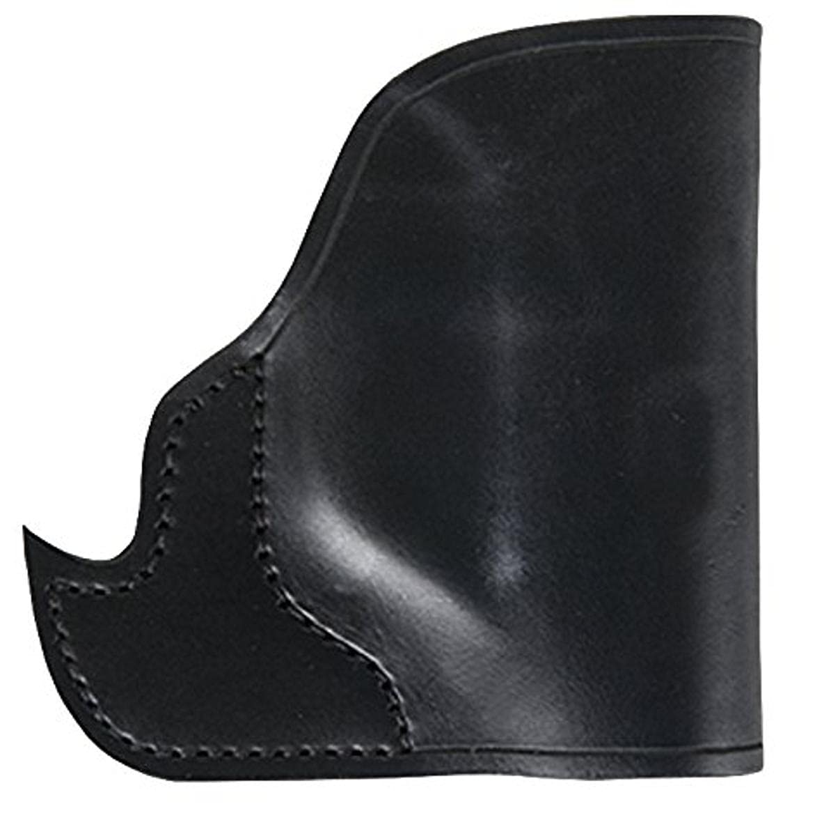 Premium Black Molded Leather Bulldog Cases Inside Pocket Holster - Concealed Carry for Handguns | Ideal for Everyday Carry, Range Training & Outdoor Activities