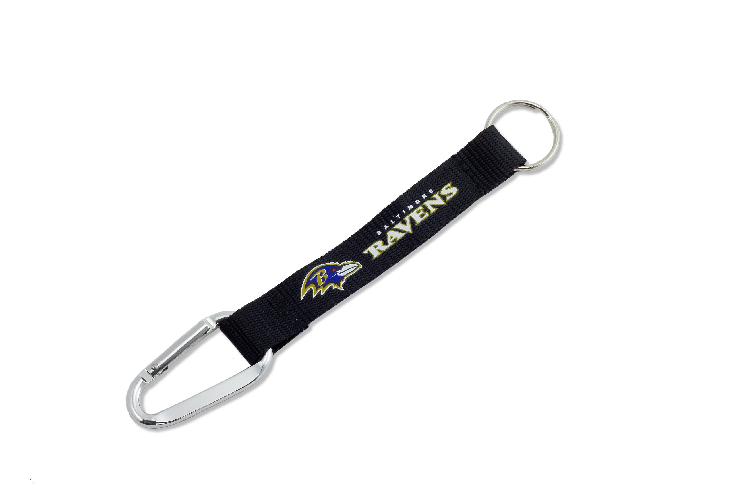 Aminco NFL Team Logo Unisex Carabiner Lanyard Keychain - Durable ID Badge Holder for Work, School & Game Day Events (Officially Licensed) - Perfect for Football Fans, Office Workers & Students