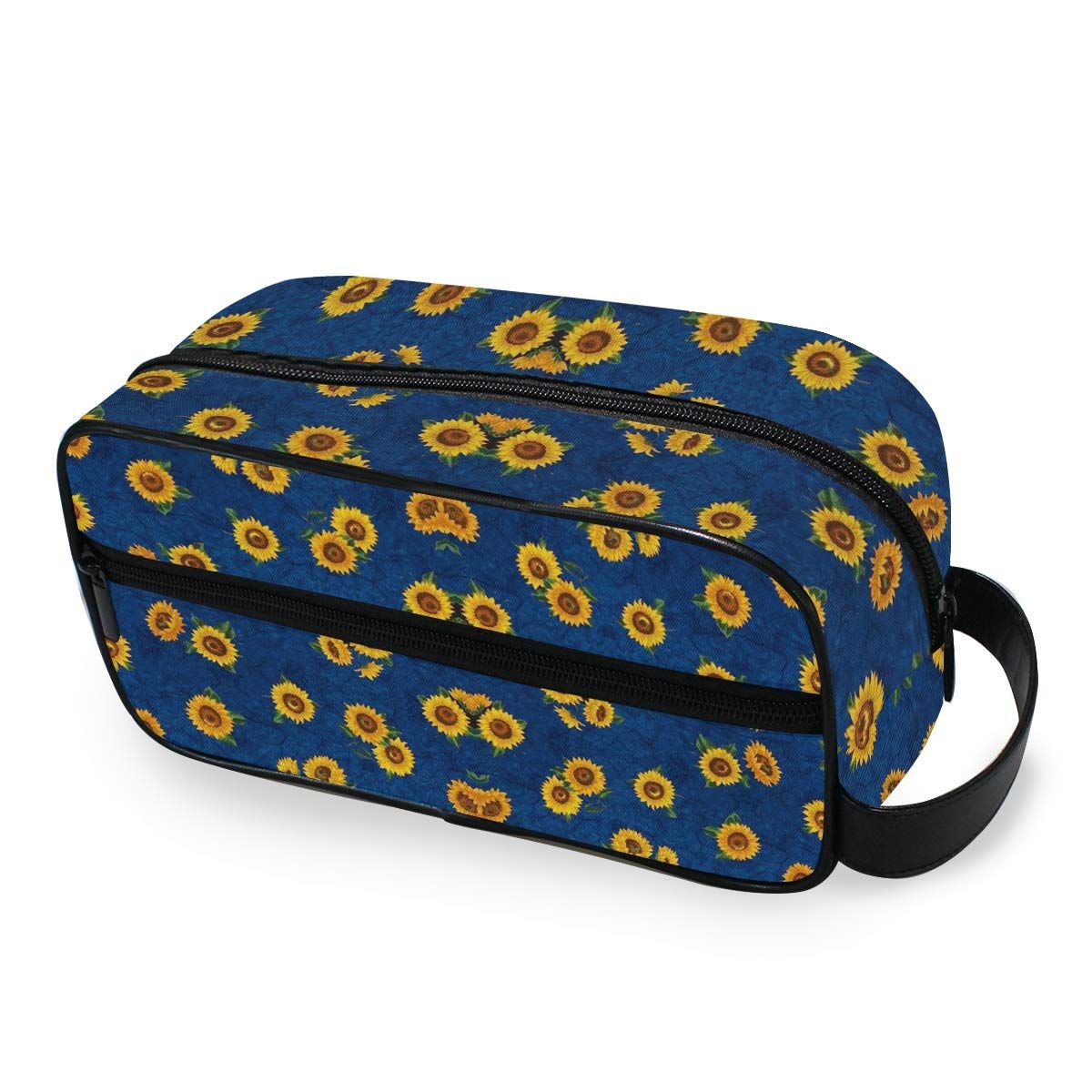 Sunflower Travel Toiletry Bag for Men & Women - Perfect for Kids Outdoor & Business Trips