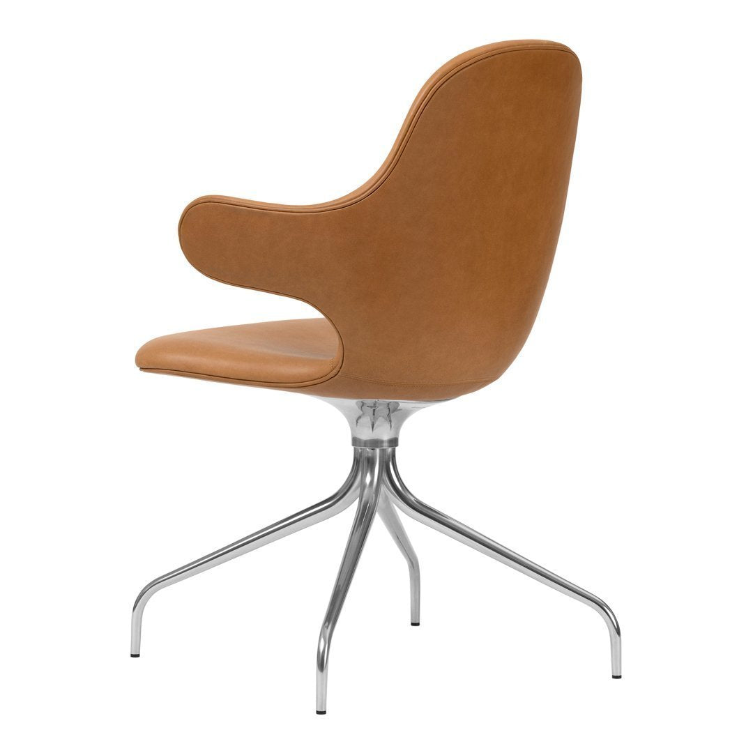 Hayon Catch Chair JH2 with Swivel Base by &Tradition - Modern Scandinavian Design for Living Room, Office, or Lounge Areas