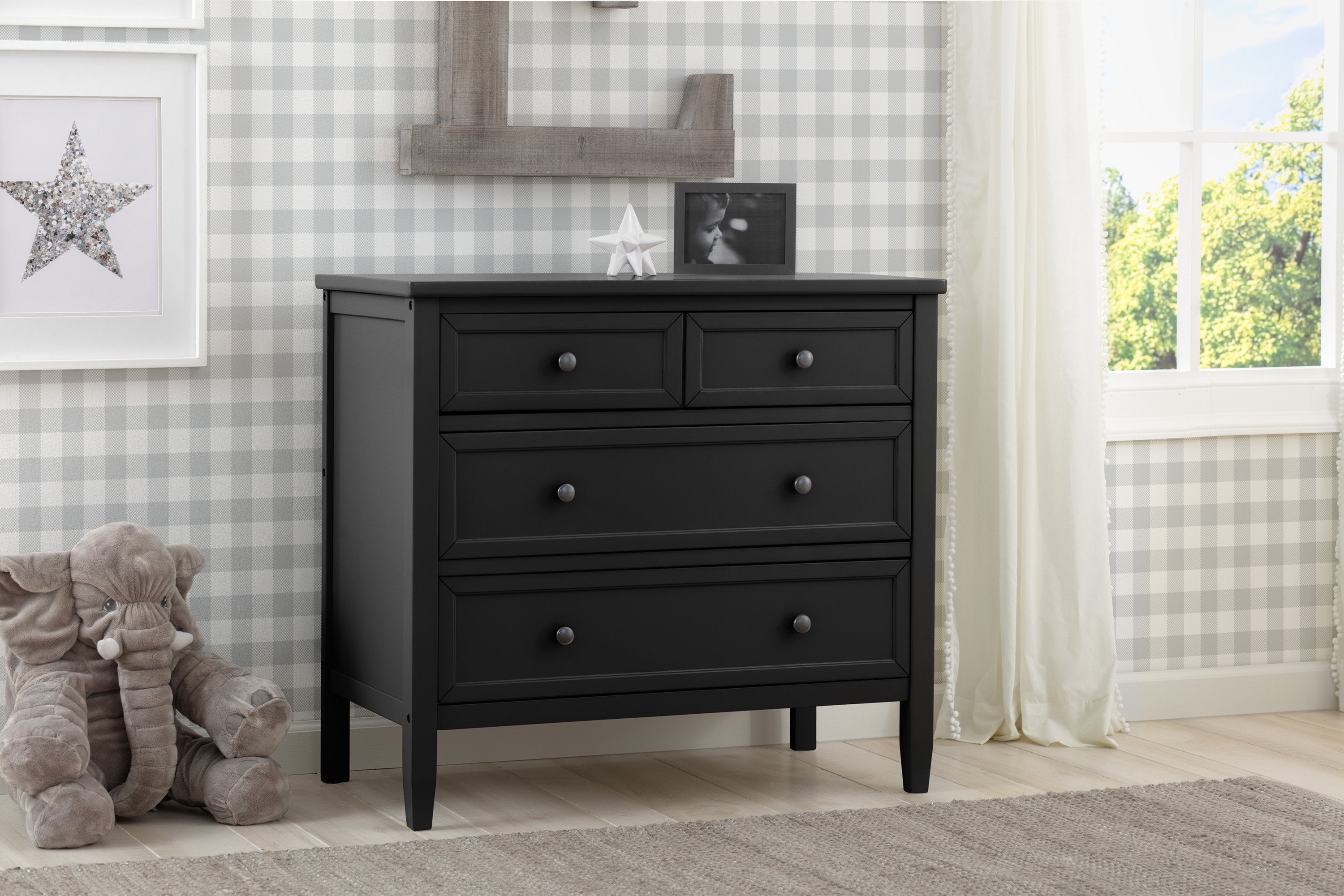 Epic 3 Drawer Dresser - Modern Wooden Chest of Drawers for Bedroom & Closet Storage | Perfect for Home Organization & Small Spaces