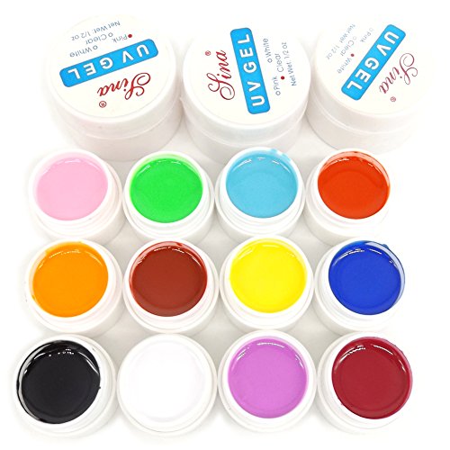 12 Color Pure UV Gel Builder Set - Clear, Pink & White Nail Art Kit for Long-Lasting Manicures | Perfect for DIY Nails, Salon Professionals & Home Gel Extensions