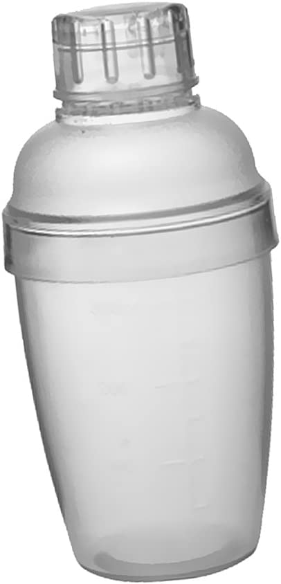 Premium Bddalpkr 700ml Clear Resin Cocktail Shaker with Built-in Scale - Bartender Mixing Tool for Margaritas, Martinis & Iced Coffee - Perfect for Home Bars, Parties & Professional Use