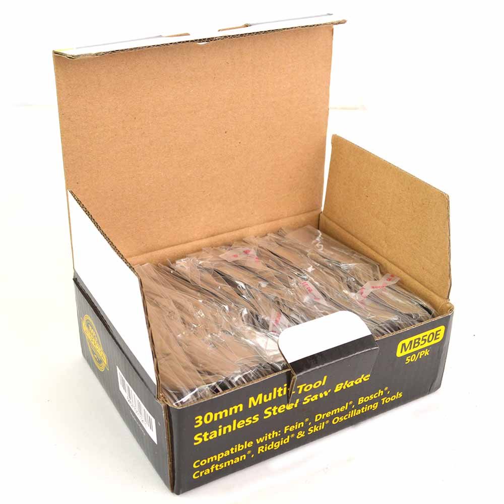 Hardin 50-Pack Fast Cut Wood & Plastic Multi-Tool Blades - Compatible with Fein Multimaster - Perfect for DIY Projects, Carpentry, and Home Renovations