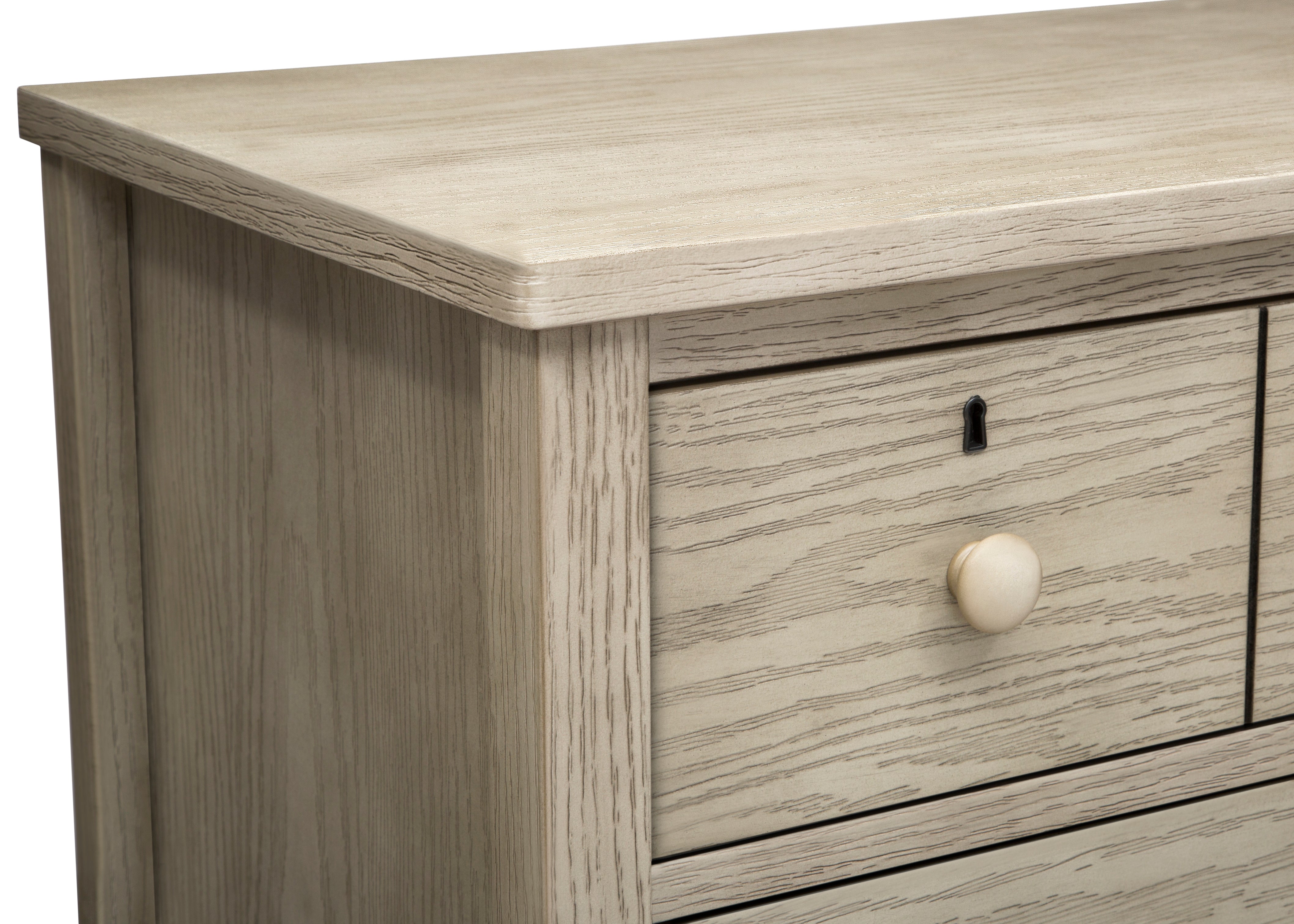 Farmhouse Style 3-Drawer Dresser with Changing Top - Nursery Storage Solution for Baby Essentials & Bedroom Organization