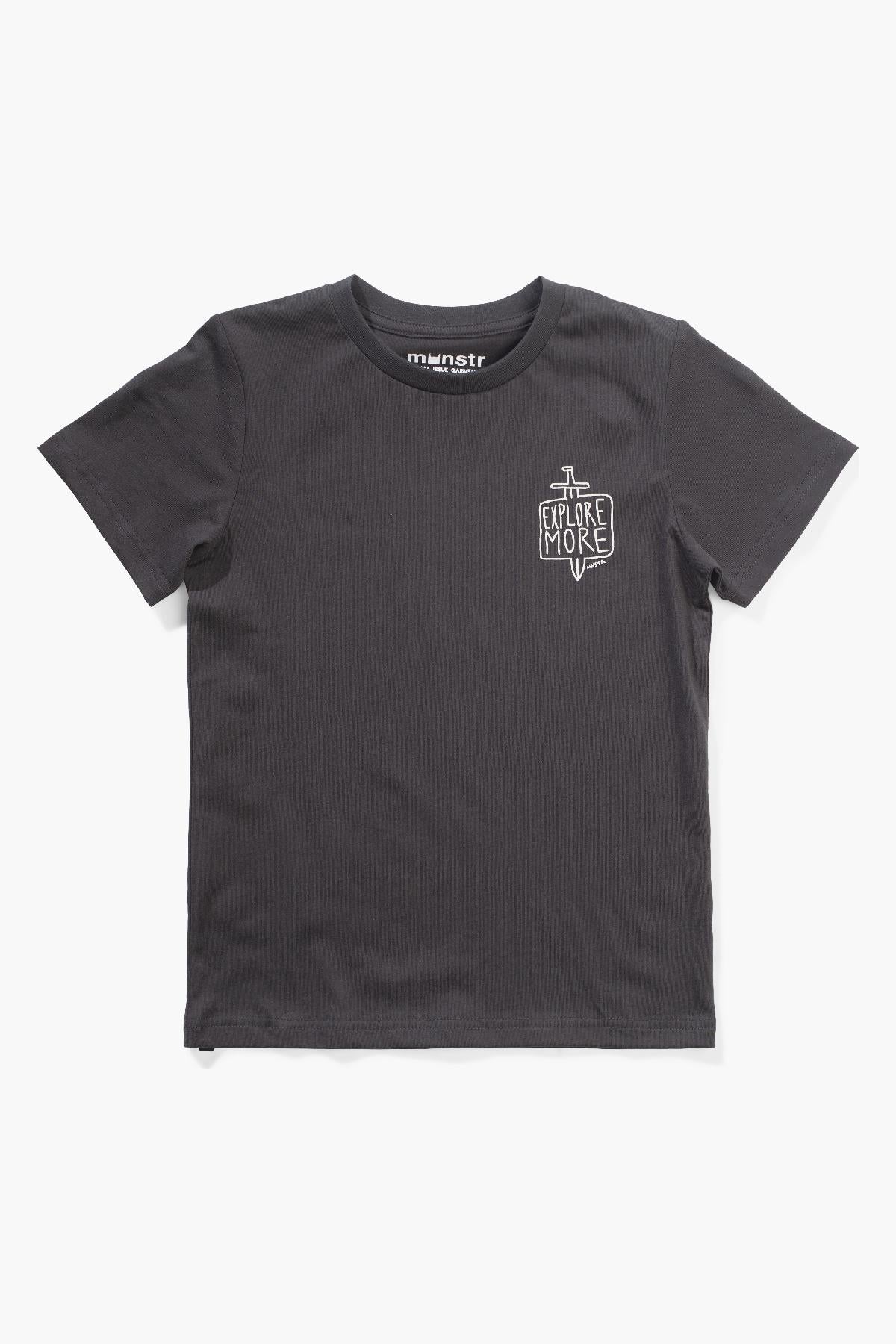 Boys' Munster Graphic T-Shirt - Soft Black Cotton Tee for Kids | Comfortable & Stylish for School, Play & Everyday Wear