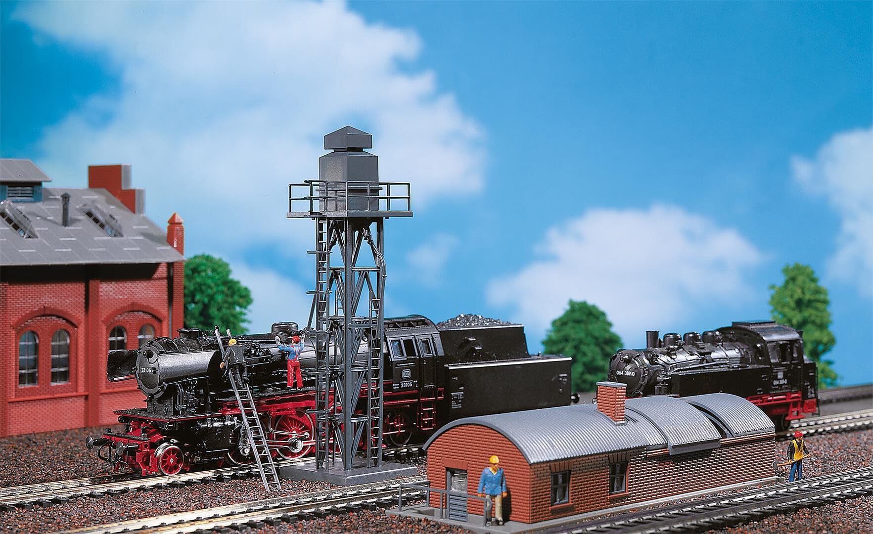 Faller 222146 N Scale Sand House Model Building Kit for Train Layouts - Perfect for Railroad Scenery & Diorama Displays