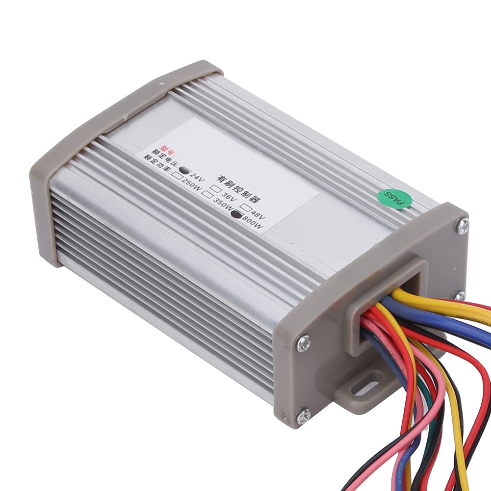 24V 800W Brush Motor Controller - High Power Electric Motor Speed Regulator for E-Bikes, Scooters, and DIY Electric Vehicles | Perfect for Upgrading and Repairing Electric Mobility Devices