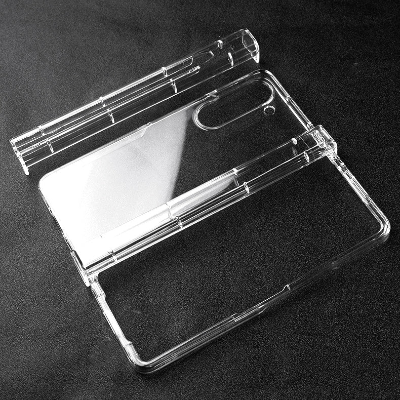 Clear Transparent Case for Samsung Galaxy Z Fold 6 | Slim Protective Cover | Scratch-Resistant | Perfect for Work, Travel & Everyday Use
