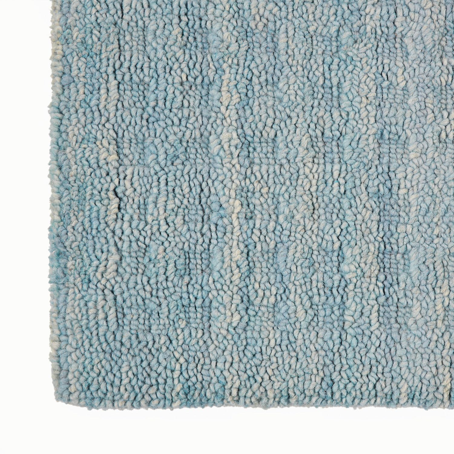 Nourison Perris Solid Sky Blue 8' x 10'6