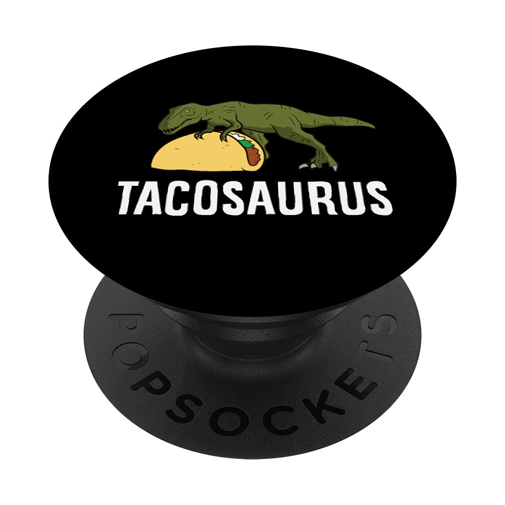 Dinosaur Tacosaurus & Love Tacos PopSockets - Swappable PopGrip for Phone Stand & Grip - Perfect for Dino Lovers, Taco Fans & Phone Accessories