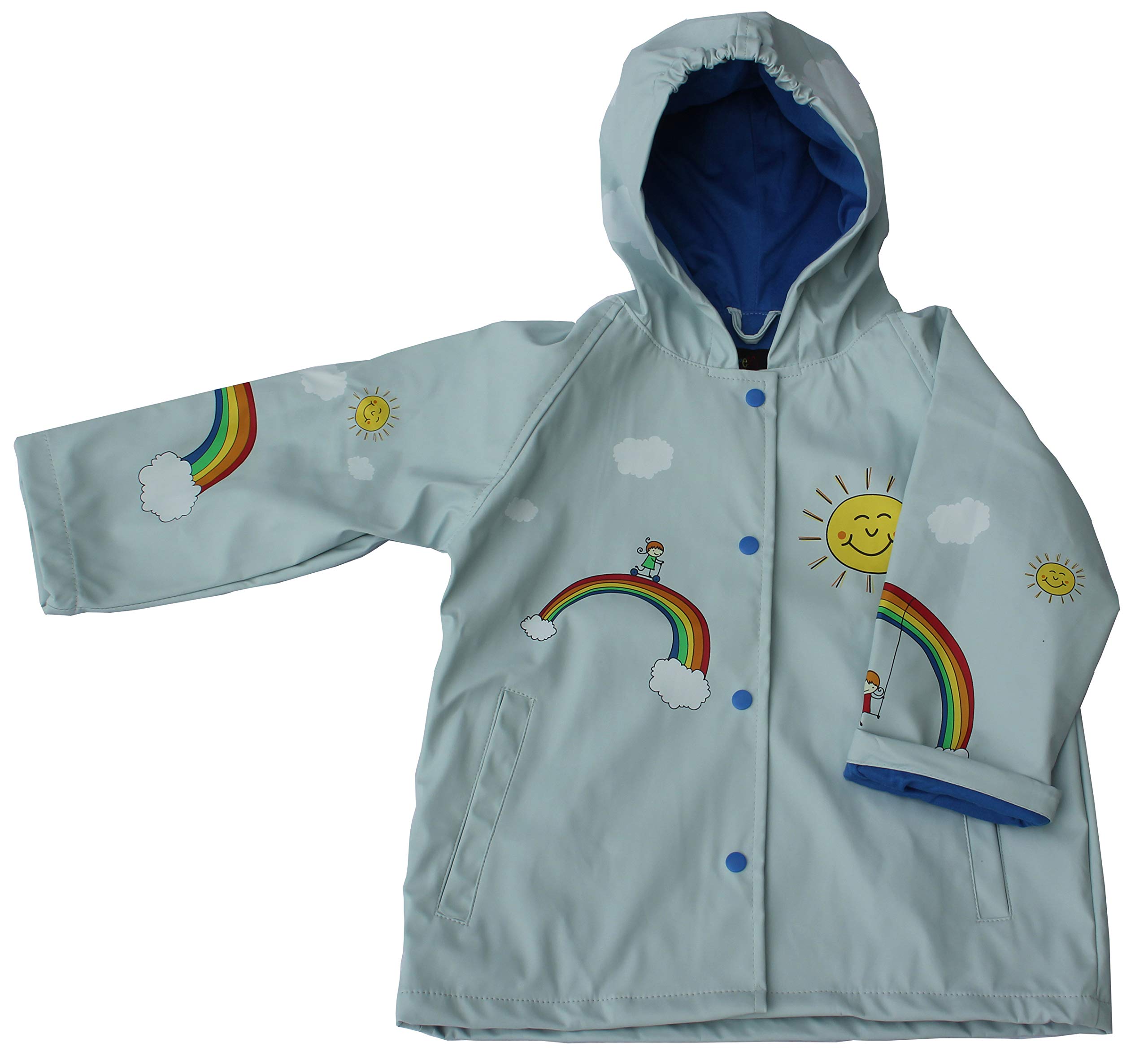 Foxfire Kids Raincoat for Boys & Girls - Waterproof & Lightweight Outdoor Jacket for Rainy Days, School, and Playtime
