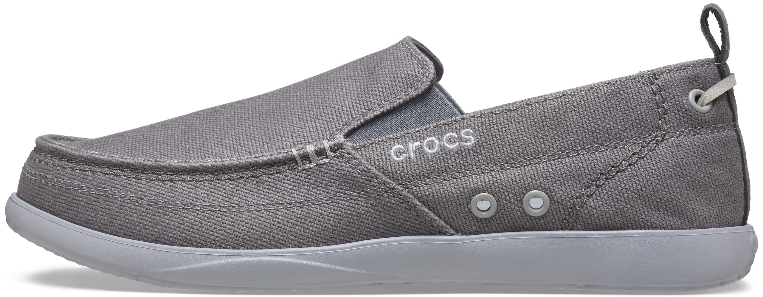 Crocs Men's Walu Slip-On Loafers - Comfortable Casual Walking Shoes for Men | Lightweight & Cushioned | Perfect for Work, Travel & Everyday Wear