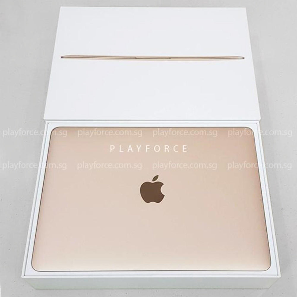 Apple MacBook 12-inch 256GB Laptop (2016 Model) - Gold | Ultra-Thin & Lightweight for Business, Travel & College Students