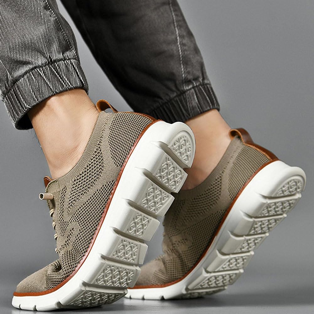 Breeze Men's Mesh Sneakers - Ultra Comfortable & Breathable Urban Walking Shoes for Men | Perfect for Running, Gym Workouts & Casual Wear