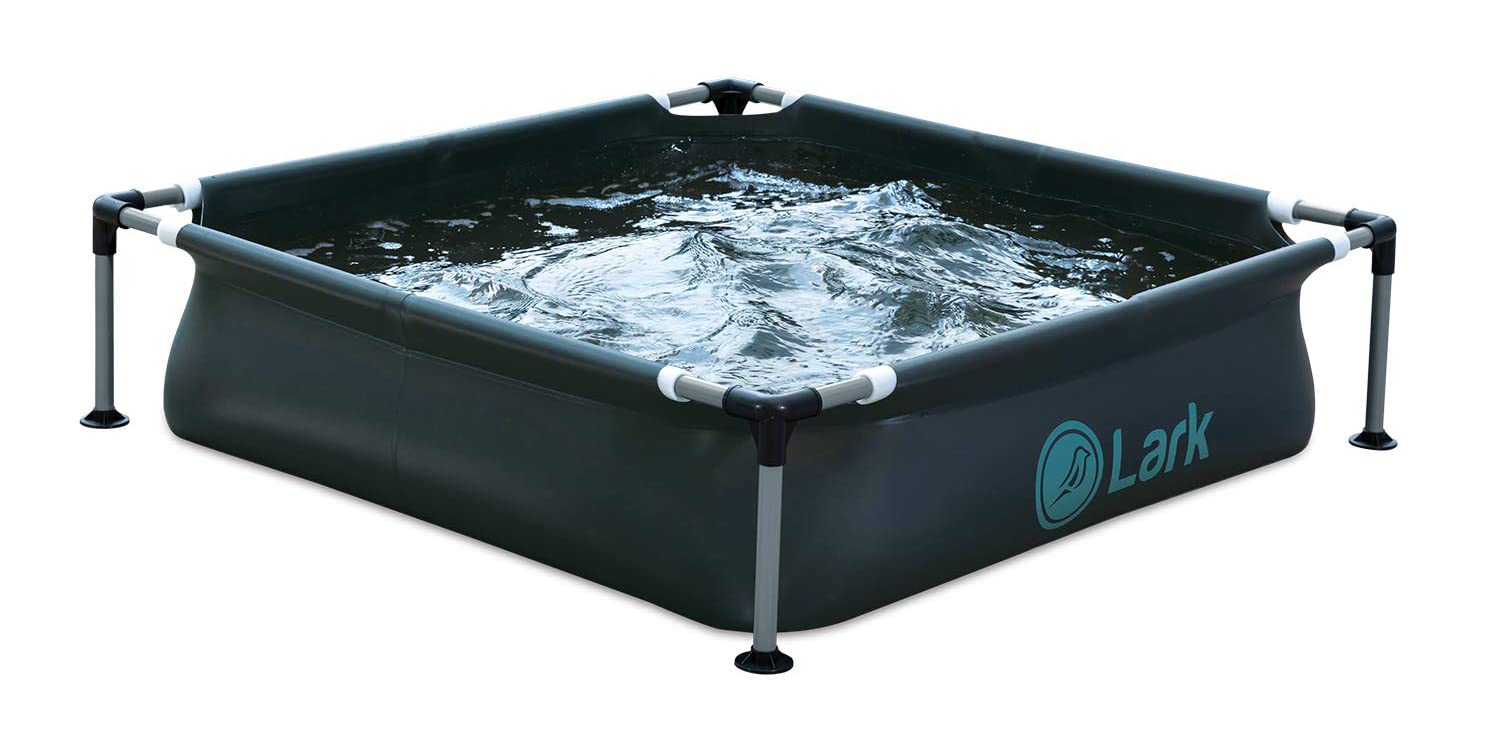 Lark 4 ft. Metal Frame Outdoor Swimming Pool for Kids - Splash & Play Sports Pool with Durable Frame, Perfect for Backyard, Patio, and Summer Fun