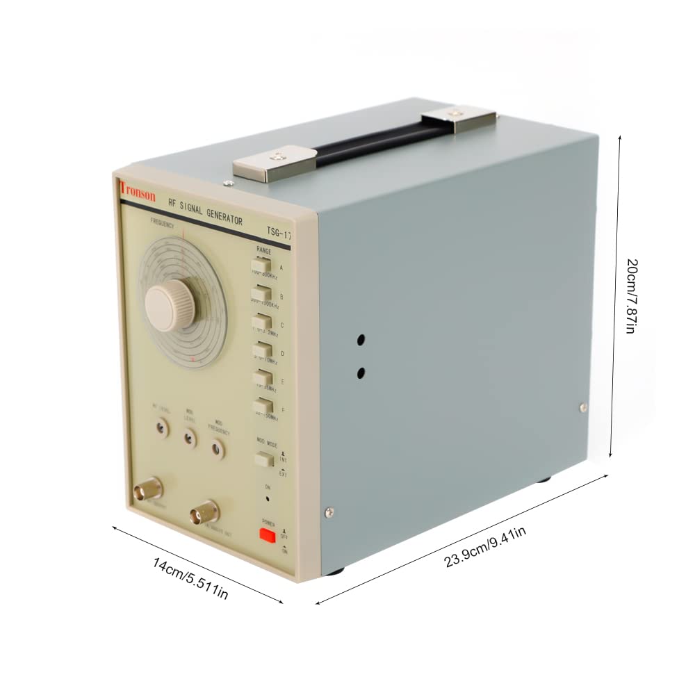 TSG-17 110V RF Signal Generator 100kHz-150MHz High Frequency AM/FM Radio with Power Cord for Home & Commercial Use - Perfect for Electronics Testing, Radio Repair, and DIY Projects