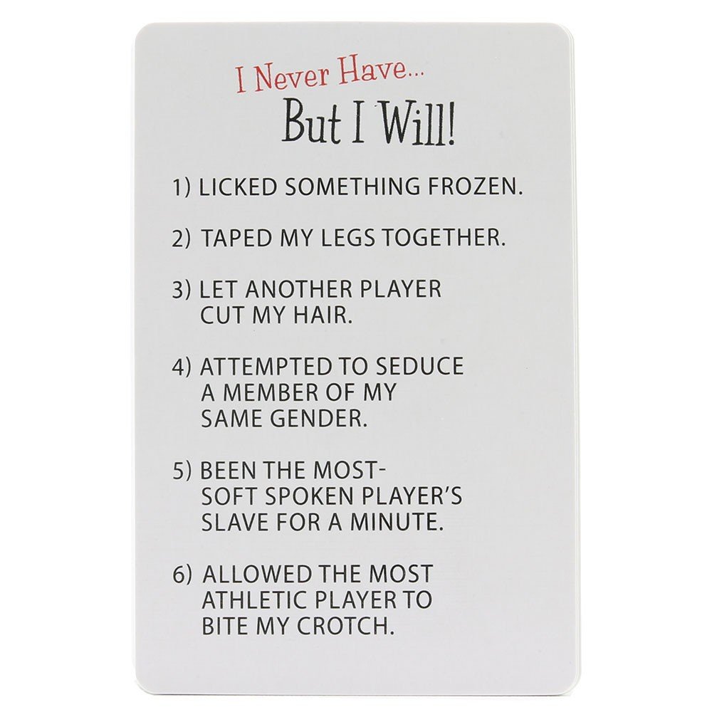 Kheper Games I Have Never But I Will - Fun Adult Party Card Game for Friends & Family Gatherings, Truth or Dare Style Social Interaction Game