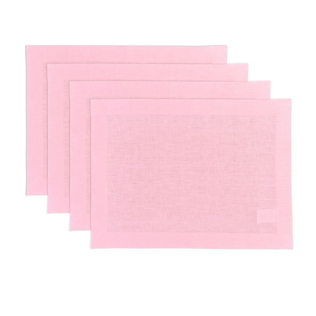 Eco-Friendly Linen Placemats Set of 6 - Premium Natural Table Mats for Dining, Kitchen, and Party Decor - Washable & Durable Home Tableware for Everyday Use and Special Occasions
