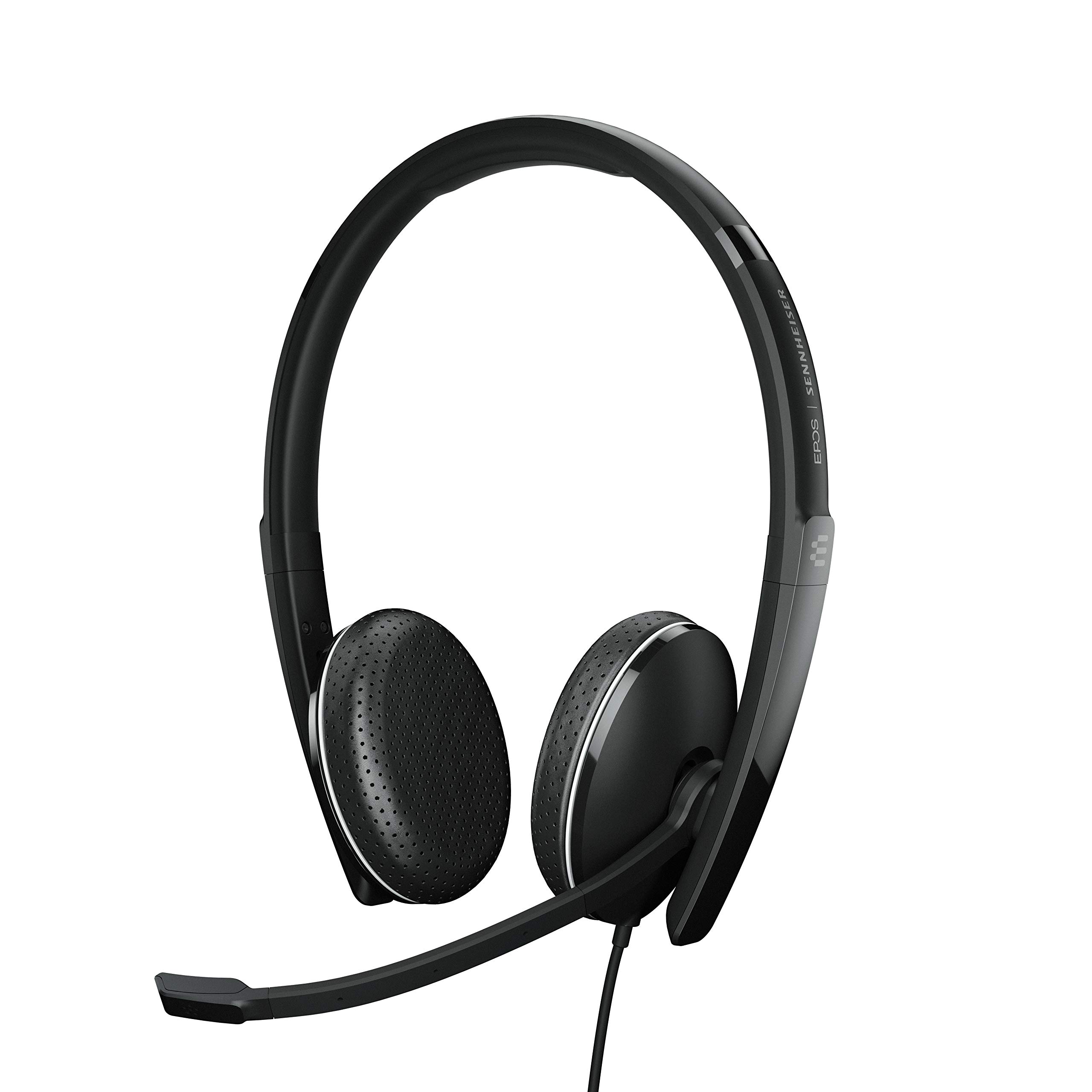 EPOS I SENNHEISER ADAPT 165 II Wired On-Ear Headset with 3.5mm Jack - Black | Noise-Canceling Office Headphones for Conference Calls & Remote Work