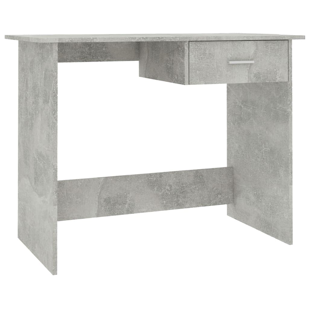 CHARMMA Modern Concrete Gray Office Desk - 39.4