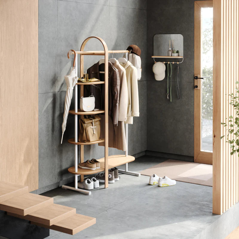 Bellwood Garment Rack - Heavy Duty Clothes Rack with Wheels, Adjustable Clothing Rail for Bedroom, Closet & Laundry Room Organization | Perfect for Hanging Clothes, Dresses, Coats & Accessories