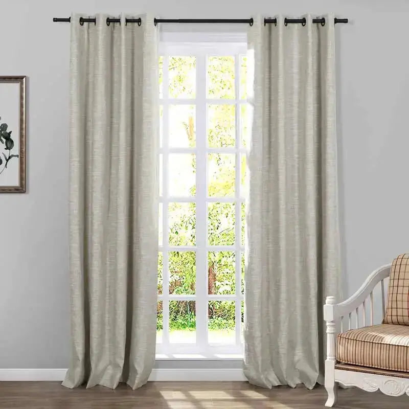 Custom Grommet Curtains for Living Room & Bedroom - Blackout & Thermal Insulated Window Drapes - Modern Home Decor for House & Apartment