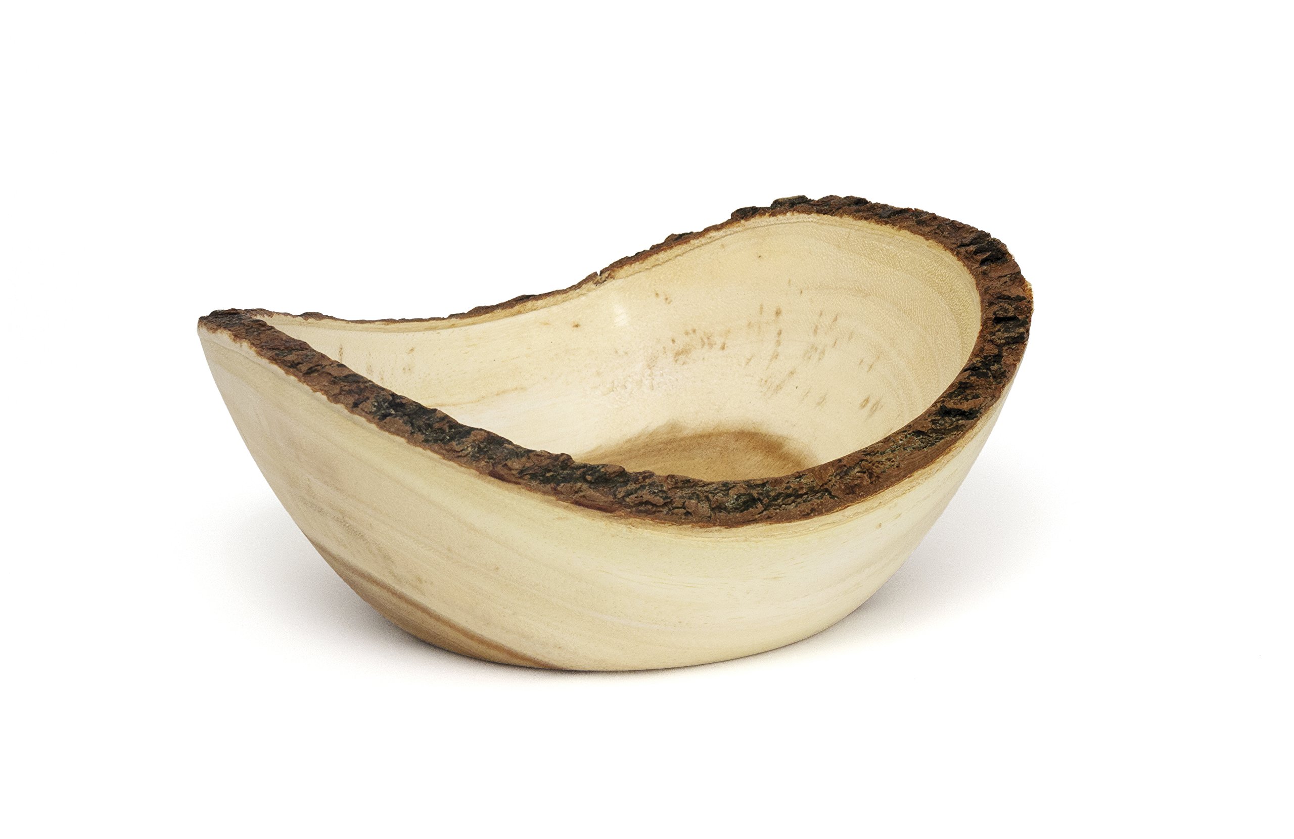 Lipper International Acacia Tree Bark Oval Bowl - 9.5